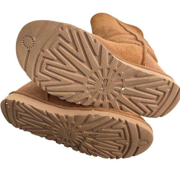 UGG Australia Bailely Bow Tall II Women's Brown Suede Fur Winter Boots Size 7 - Picture 5 of 7